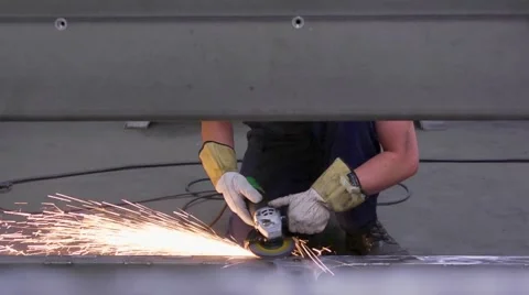 Industrial grinding Stock Footage 40117222