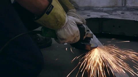 Industrial grinding Stock Footage 40117392