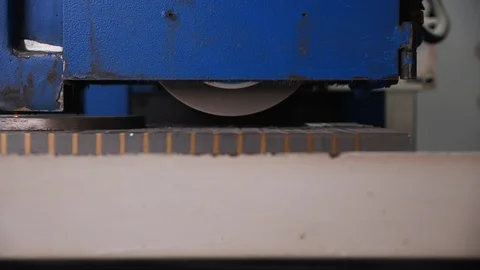 Industrial grinding machine casting sparks - slow motion Video stock 129736742