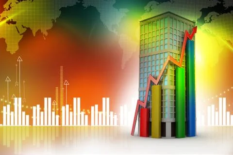 Industrial growth Illustration