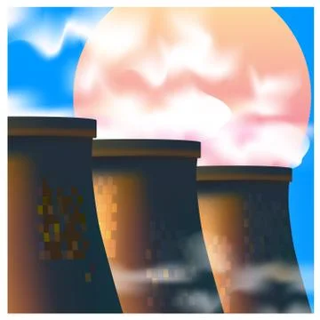 Industrial illustration Stock Illustration