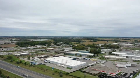 Industrial infrastructure from the sky Stock Footage 213783749