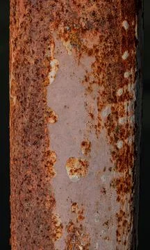 Industrial iron pipe decay rust texture 스톡 사진