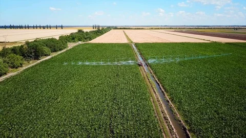 Industrial irrigation  Stock Footage 111698535