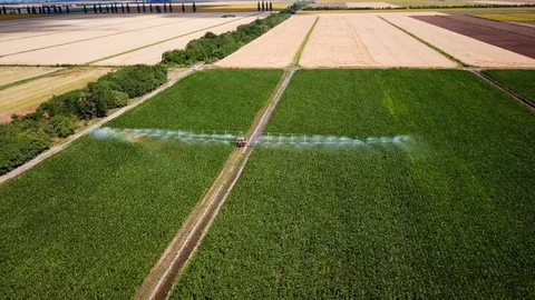 Industrial irrigation  Stock Footage 111698624