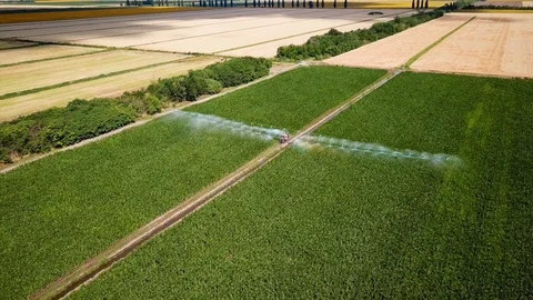 Industrial irrigation  Stock Footage 111698672