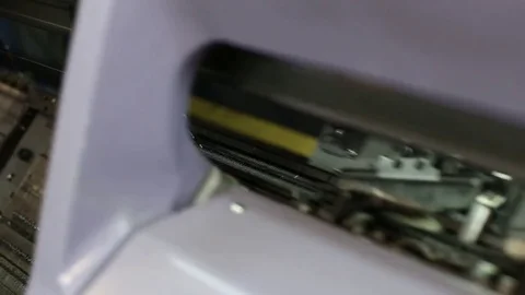 Industrial knitting machine Stock Footage 80503734