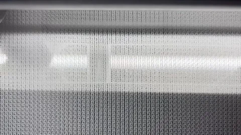 Industrial knitting machine for knitting textile fabrics Stock Footage 251946370