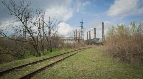 Industrial landscape Stock Footage 37162848