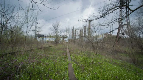 Industrial landscape Stock Footage 37163085