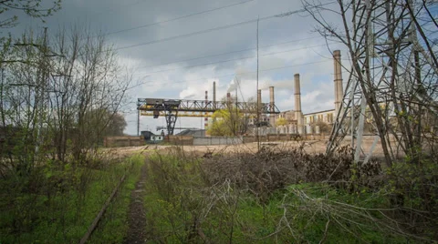 Industrial landscape Stock Footage 37163402