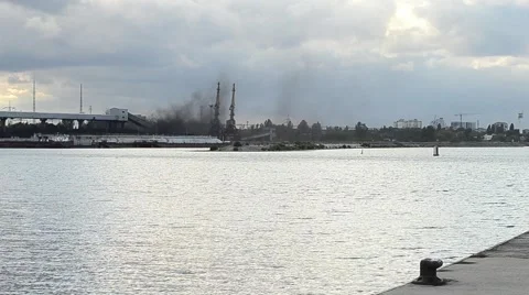 Industrial landscape Stock Footage 55051836