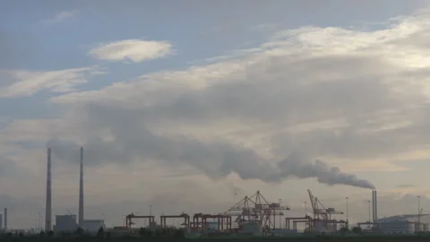 Industrial Landscape Stock Footage 131992959