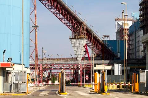 Industrial landscape Stock Photos