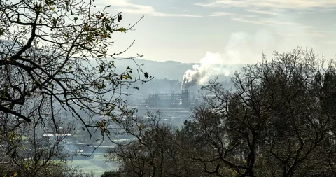 Industrial landscape Timelapse 스톡 동영상 103592760