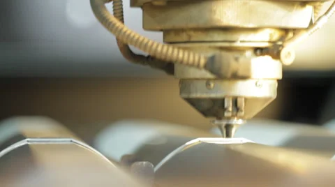 Industrial Laser Stock Footage 31861081