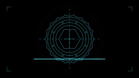 Industrial Laser Scanning Quality Control Process Stock Footage 345515544