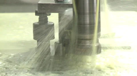 Industrial Lathe - CNC Control 库存影片 38720815