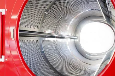 Industrial laundry machine Stock Photos