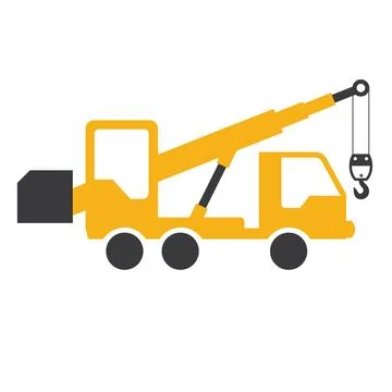 Industrial lifting crane Stock Illustration