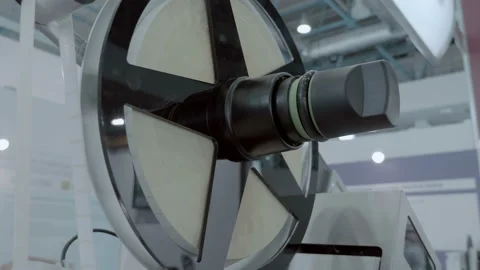 Industrial line for the QR code sticker containing encrypted information Stock Footage 167565450