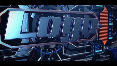 Industrial Logo After Effects stock