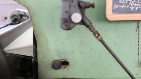 Industrial loom working Stock Footage 56530019