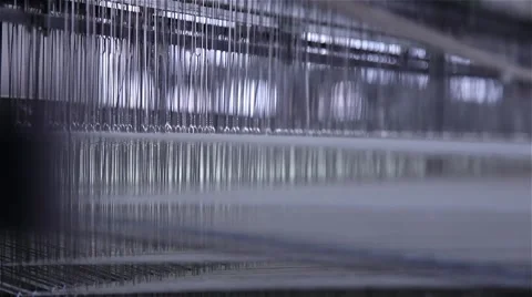Industrial loom working Stock Footage 56531501