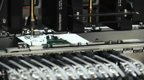 Industrial Machine In Action Stock Footage 36679737