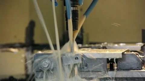 Industrial machine drilling Stock Footage 46496906