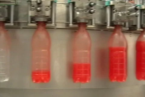 Industrial machine during production process Stock Footage 90797