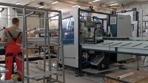 Industrial machine Stock Footage 122336278