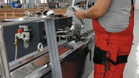 Industrial machine Stock Footage 122336338