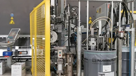 Industrial machine Stock Footage 122336352