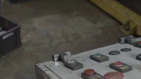 INDUSTRIAL MACHINE ON Video stock 125484033