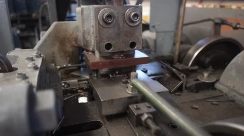 Industrial Machine Four Slide 스톡 동영상 46691892