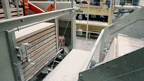 Industrial machine making candies. Candy factory. Stock Footage 98022411