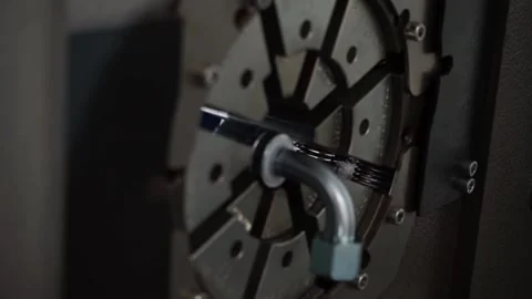 Industrial machine at work Stock Footage 163566653