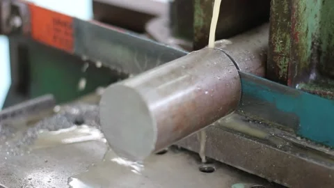 Industrial Machine Work_Metal Spinning Application Machine Stock Footage 210301403