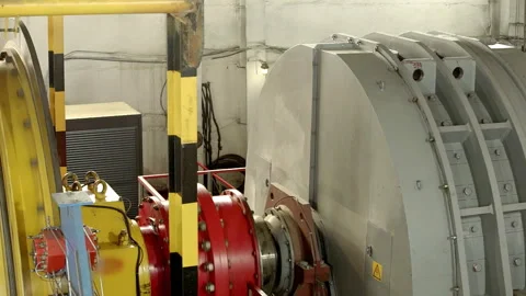 The Industrial Machinery is Actively Functioning Within a Power Generation 動画素材 281710768