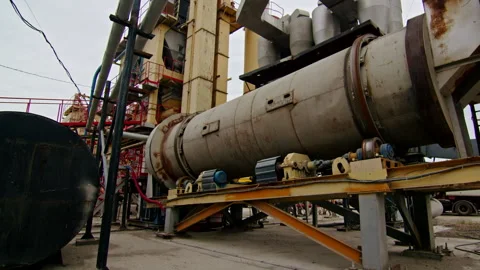 Industrial machinery and control panel at a manufacturing plant. Large Stock Footage 304359005