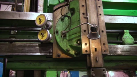 Industrial Machinery Close-up Stock Footage 341268767