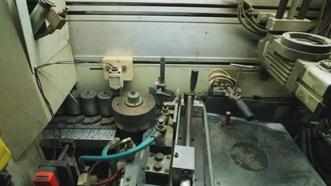 Industrial Machinery in Factory Setting with Complex Equipment and Tools Stock Footage 307274528