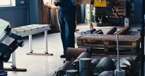 Industrial magnet for bonding metal structures for metal cutting Stock Footage 167787667