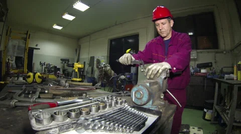 Industrial Maintenance Stock Footage 39444238