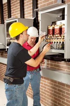 Industrial Maintenance Work Stock Photos