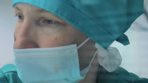 Industrial Medication Workshop Masked Workers In A Medicine Production Process Stock Footage 248555177