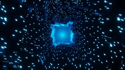 Industrial Megastructure Tunnel Stock Footage 332052990