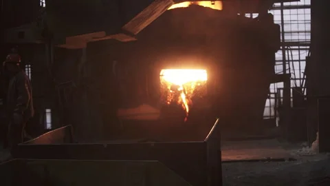 The Industrial Metal Pouring Process is essential to the function of Video stock 285394781
