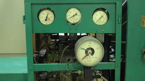 Industrial metal press Video stock 72291553